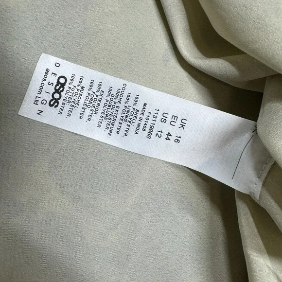 ASOS Design Maxi Skirt Lined NEW Size 12 Clover Green St Patricks Day - Picture 4 of 7